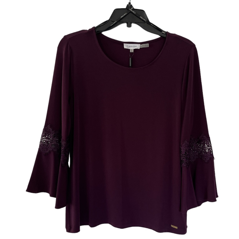 Calvin Klein Eggplant Blouse